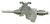 957330606 BUTON ZYLINDER D.0,45