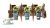 Cleme Borne Contact ,potrivit(a) pentruBSZH5900AL 2304000000