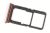 612217000100 INJECTION FRAME SIM CARD LOCK STICKER AC237 DARK BROWN PC+20%GF QIANXIN