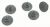 KW715934 Fuß-5er-Pack KHH326WH