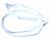 712110000 GARNITURA USA DE STICLA FRIGIDER, ALB