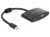 65553 Adapter Mini DisplayPort 1.1 Stecker > HDMI/VGA Buchse Schalter