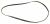 6602-003939 CUREA PLATA, CAUCIUC, T3.2, W11.7, L1270