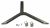 Picior Suport Piedestal ,potrivit(a) pentruUE75RU7170UXZT 5202300000