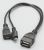 MICRO-USB-TATA + MICRO-USB-MAMA / USB-A-MAMA, OTG 0,2M