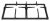 140151013012 GRILLE,TÔLE DU SUPPORT,GAUCHE