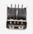 3722-003225 JACK-USB;4P/1C,AU,NEGRU, SMD-A(DIP),A