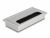66861 Kabeldurchführung für Tischeinbau mit Bürste 160x80x28mm silber